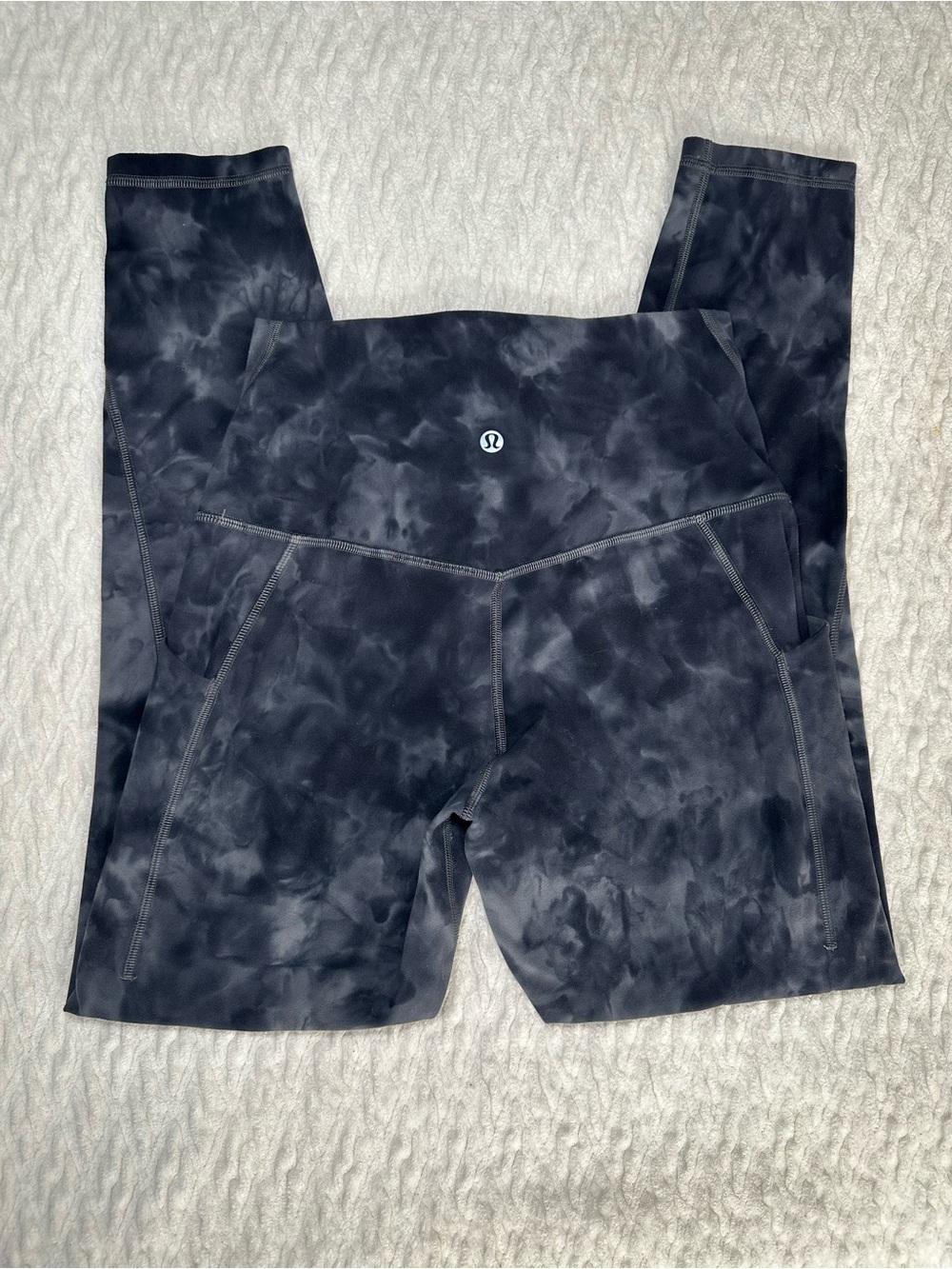 Lululemon Black Tie-Dye Leggings